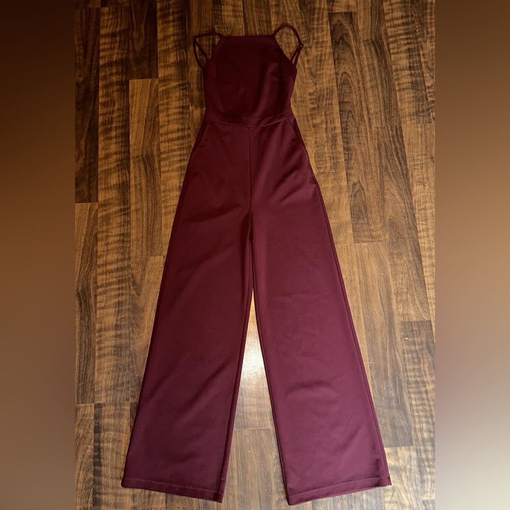 Open back jumpsuit